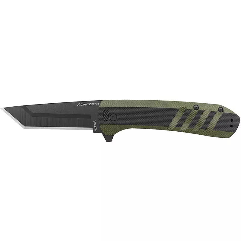 Outdoor Edge Razor Vx4 Green/Black Folding Knife with 4 Interchangeable Blades