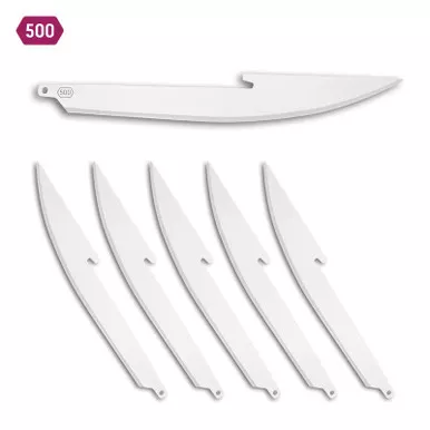 Outdoor Edge RR50-6 5.00" Boning/Fillet Replacement Blades, Stainless, 6-Pack