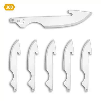 Outdoor Edge RRP30-6 3.00" Caping Replacement Blades, Stainless, 6-Pack