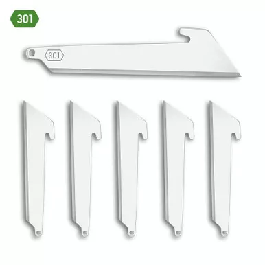 Outdoor Edge RRU30-6 3.00" Utility Replacement Blades, Stainless, 6-Pack