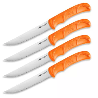 Outdoor Edge WILDGAME™ Steak Knife Set, 4-Pack