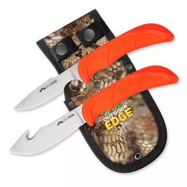 Outdoor Edge WR-1C WildPair™ Skinner/Caper Knife Combo, Kryptek Highlander Nylon Sheath