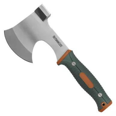 Outdoor Life 8.75" Hand Axe Green/Orange