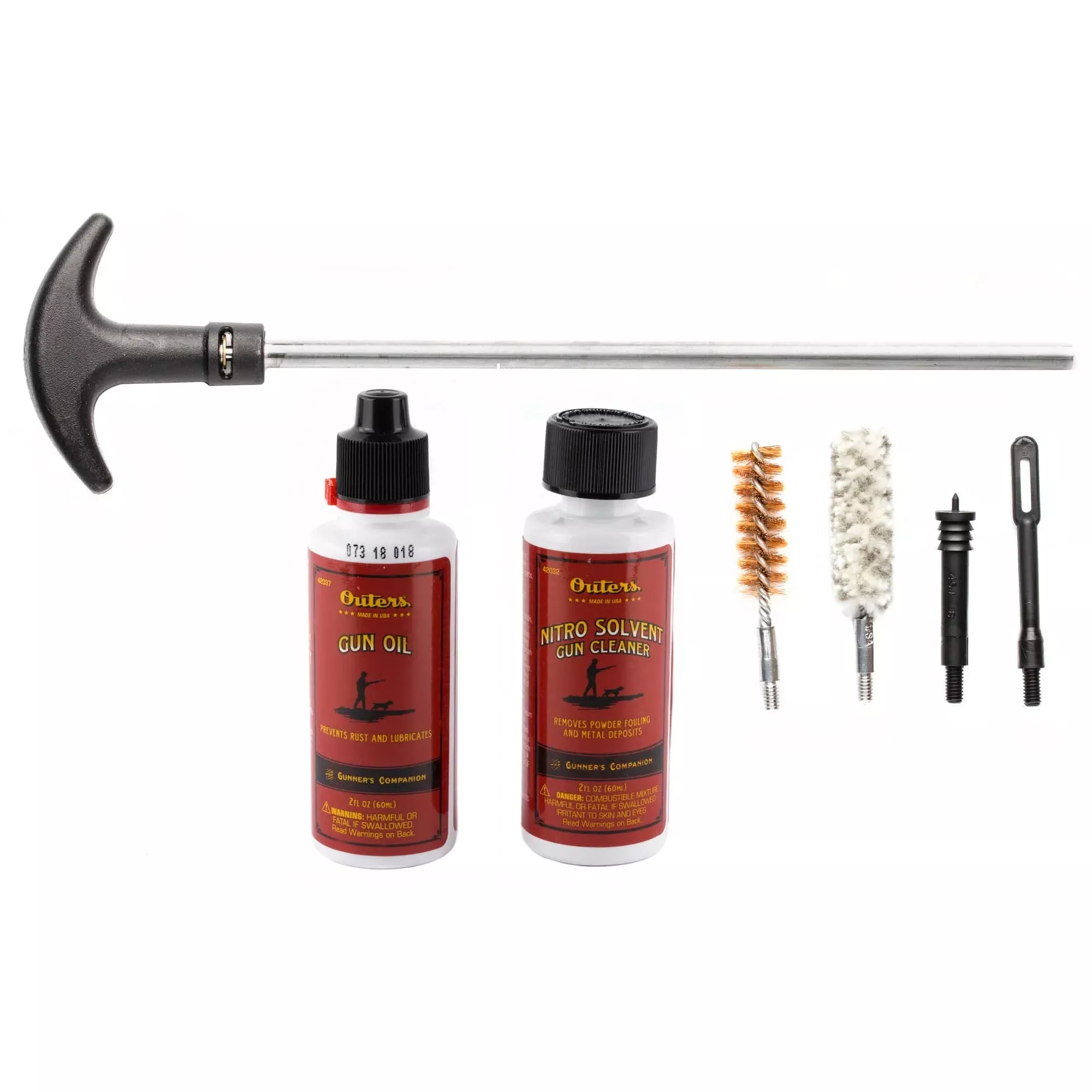 Outers Cleaning Kit .40/.41/.44/.45/10 Mm. Cal. Aluminum Rod
