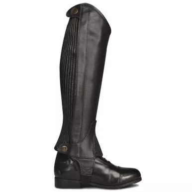 OVATION Women's Pro Leather Black Half Chaps (464328BLK)