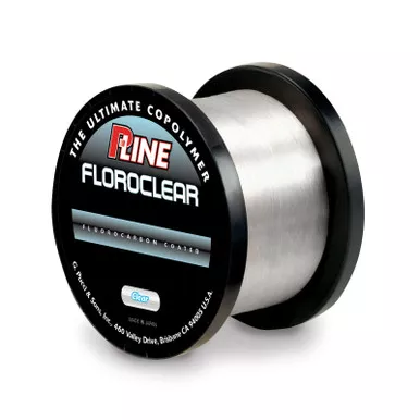 P-LINE Floroclear Fluorocarbon Coated Clear Fishing Line (FCC)
