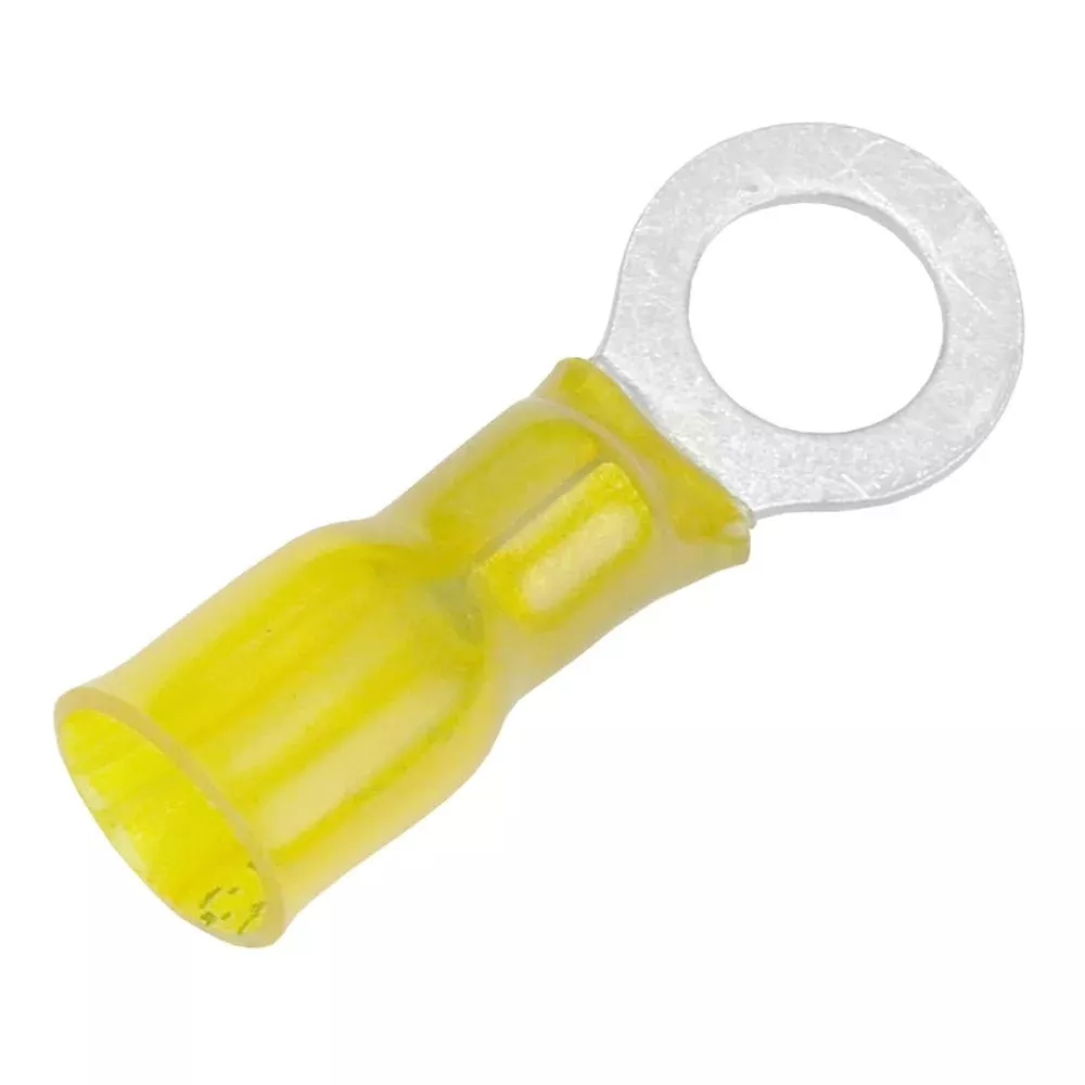 Pacer 12-10 AWG Heat Shrink Ring Terminal – 5/16″ Stud Size – 25 Pack