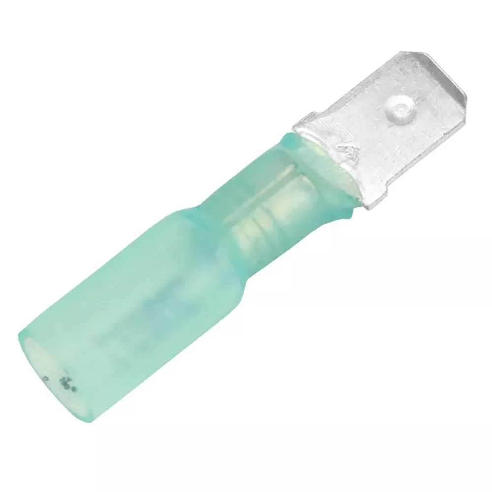 Pacer 16-14 AWG Heat Shrink Male Disconnect – 100 Pack