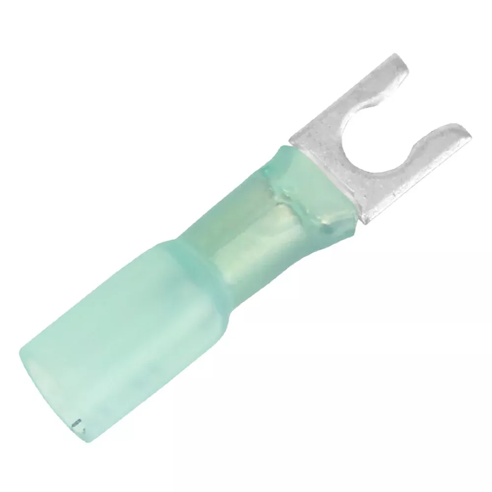 Pacer 16-14 AWG Heat Shrink Spade Terminal – #10 Stud Size – 100 Pack