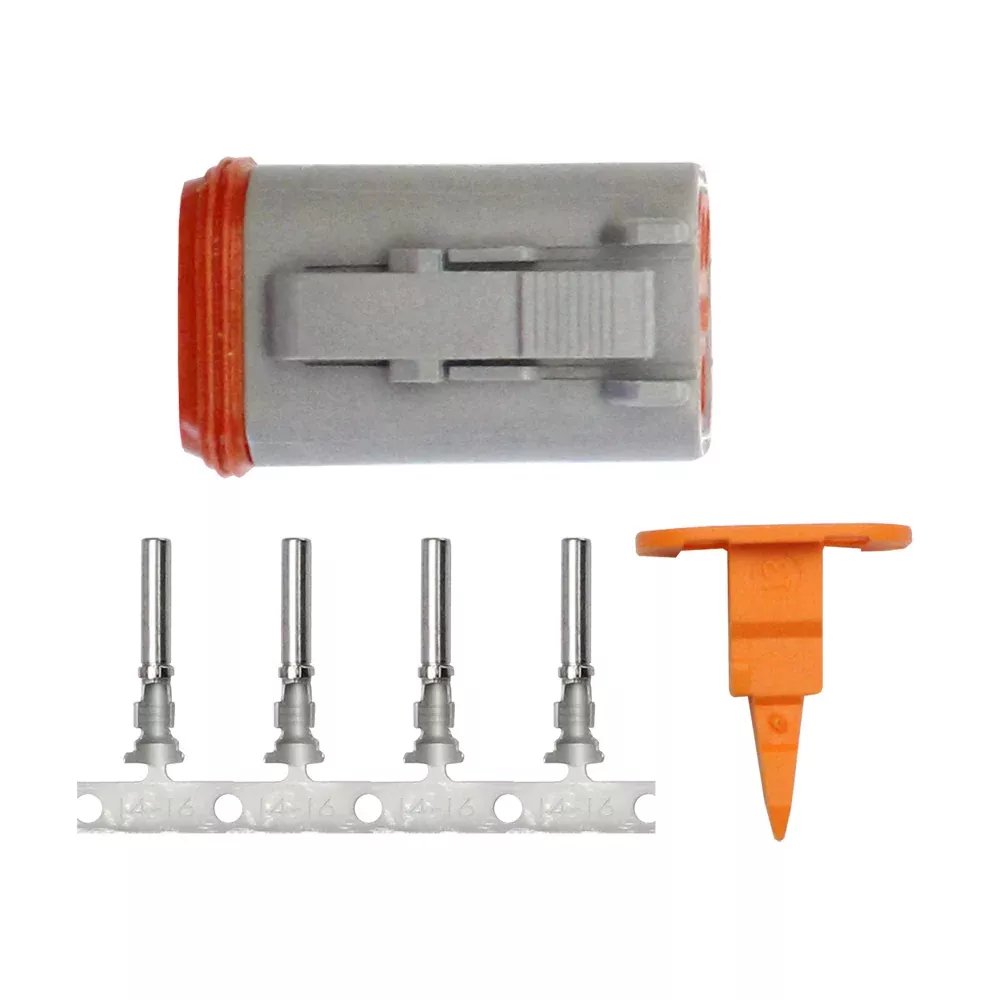 Pacer DT Deutsch Plug Repair Kit – 14-18 AWG (4 Position)