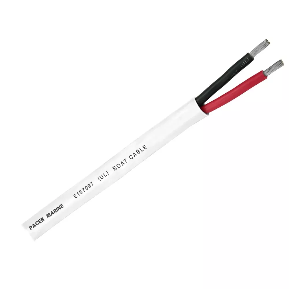 Pacer Duplex 2 Conductor Cable – 250′ – 10/2 AWG – Red, Black