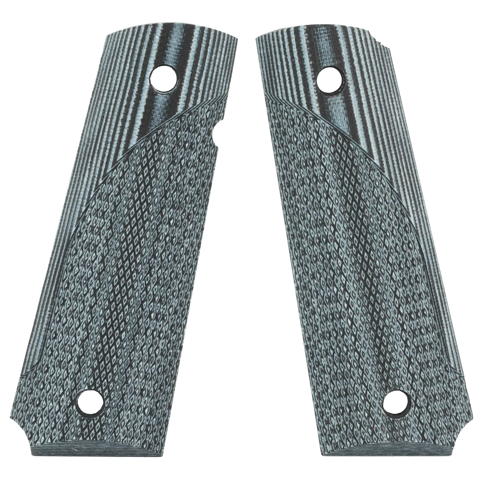 Pachmayr Dominator G10 Grips – For 1911 Gray/black Checkered