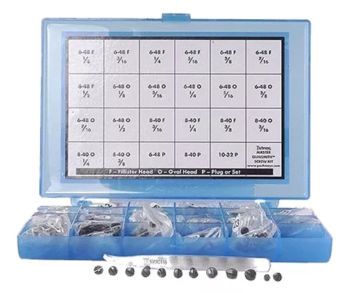 Pachmayr Master Gunsmith Screw Kit Blue Universal 277 Pieces