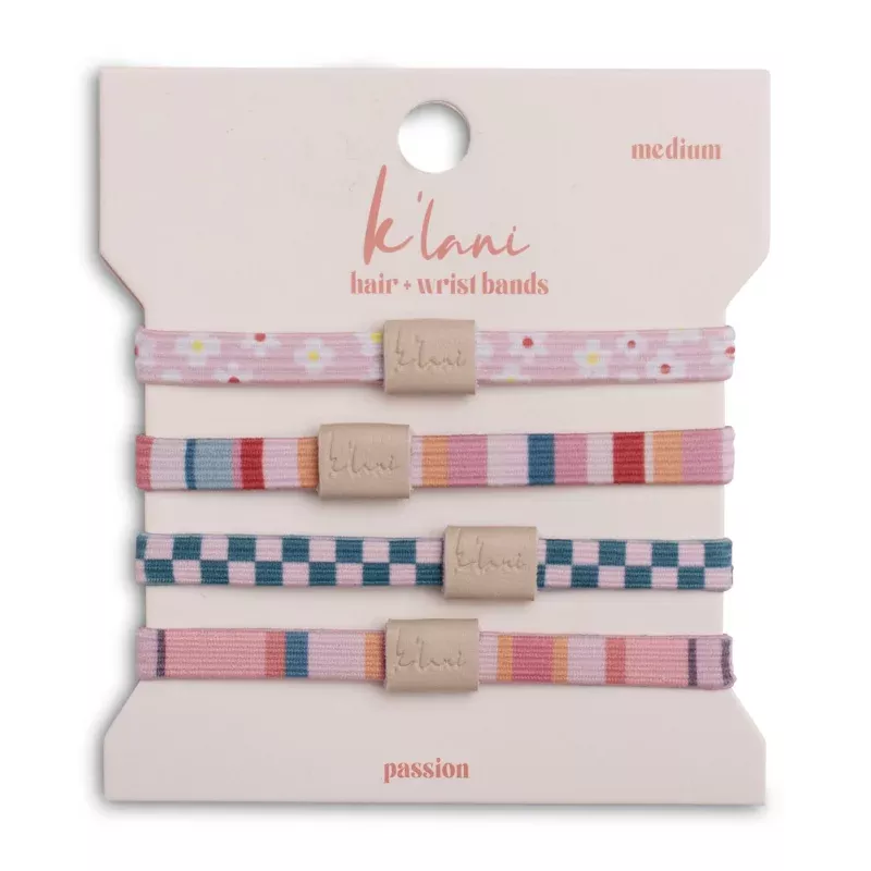 Passion Colorful Patterned Hair + Wrist Band