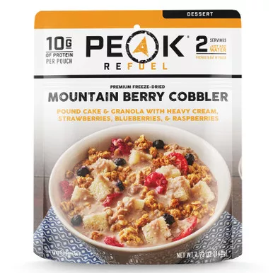 Peak Refuel Freeze Dried Mountain Berry Cobbler