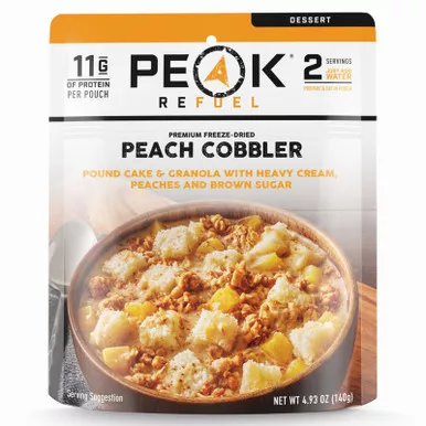 Peak Refuel Freeze Dried Peach Cobbler