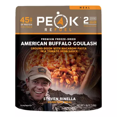 Peak Refuel Steven Rinella American Buffalo Goulash 4.94 Oz
