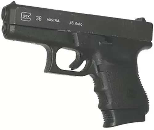 Pearce Grip PG36 Grip Extension made of Polymer with Black Finish for Glock 36