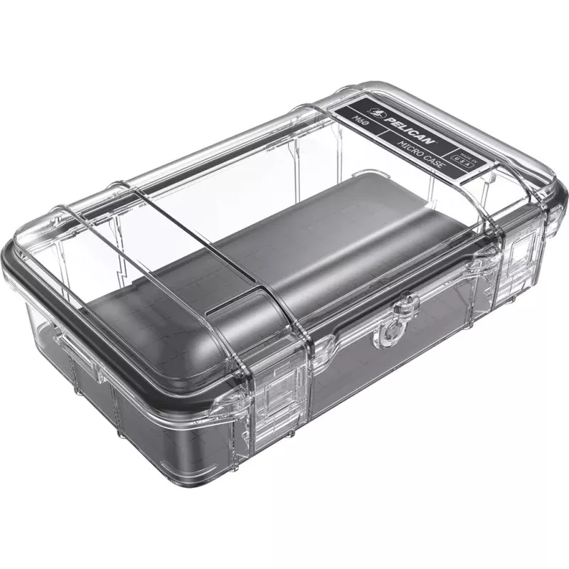 Pelican Waterproof M60 Micro Case Black/Clear