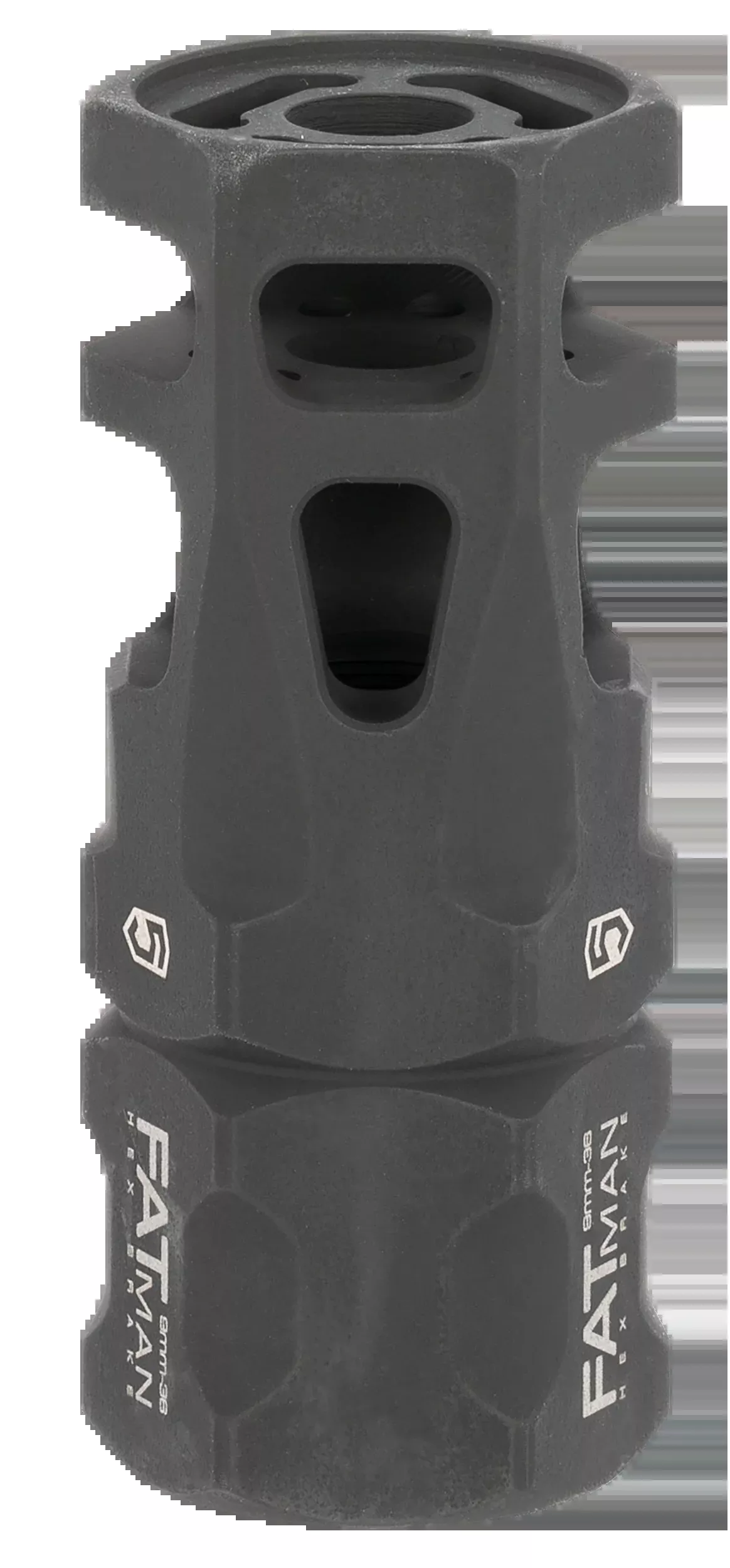 Phase 5 Weapon Systems Fatman, Phase 5 Fatman-9mm 1/2×36 9mm Hex Brake Black