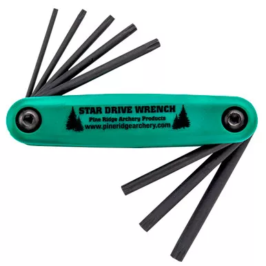 Pine Ridge 2526 Star Drive Wrench Set, Green