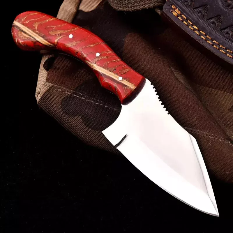Pinecone Handle Fixed Blade Knife 4 Stainless Steel Blade | JW SteelCrafts