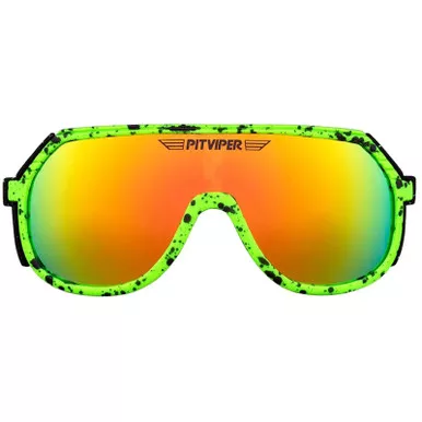 PIT VIPER The Boomslang Grand Prix Green/Black Splatter Sunglasses (E-GP-BMSLANG-Z87)