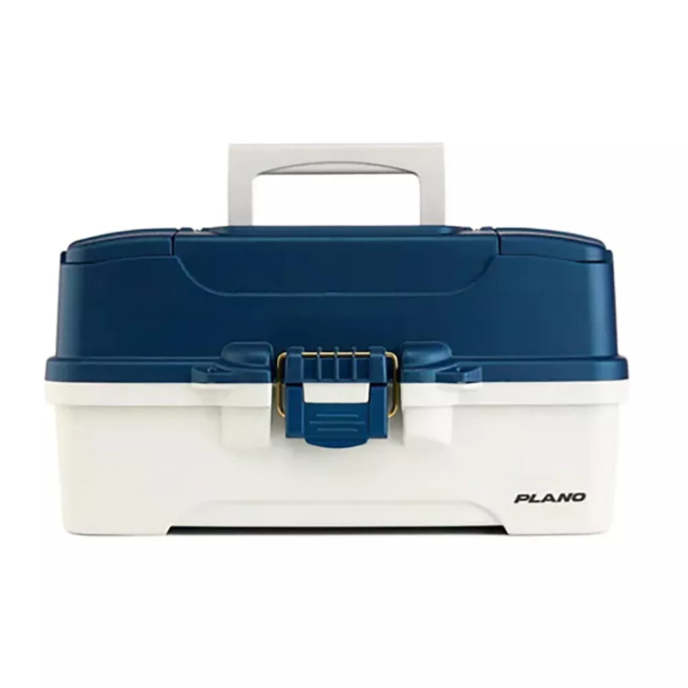 Plano Three-Tray Tackle Box – Blue/White [P000405]