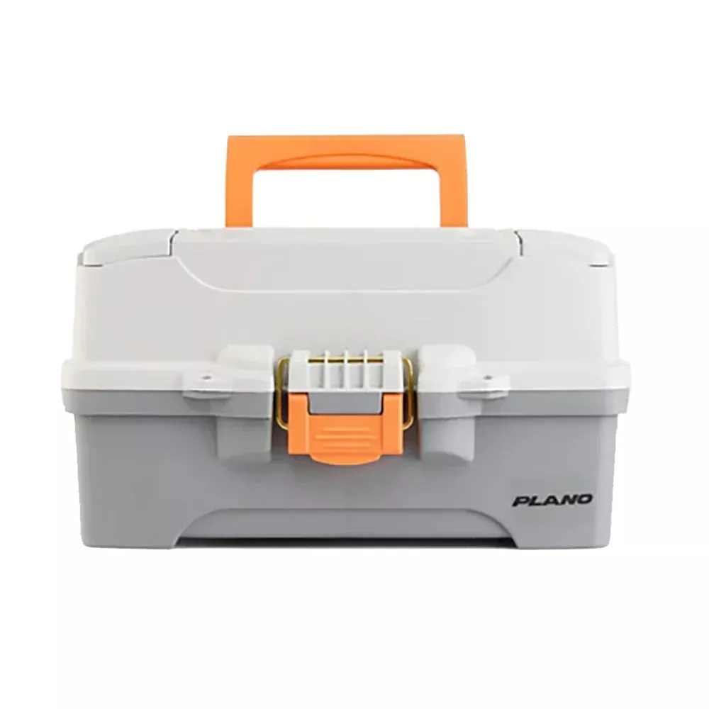 Plano Two-Tray Tackle Box – Light Grey/Dark Grey [P000403]