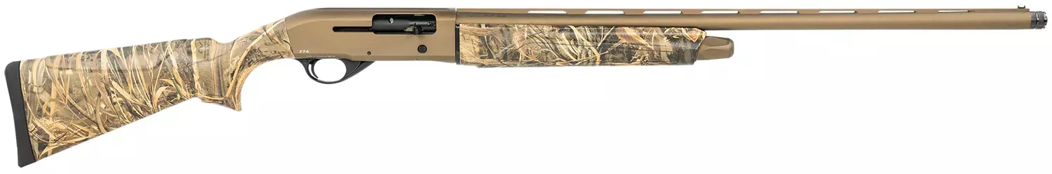 Pointer Field Tek 4 12 Gauge with 28″ Barrel, 3″ Chamber, 5+1 Capacity, Burnt Bronze Cerakote Metal Finish & Realtree Max-5 Synthetic Stock Right Hand (Full Size)