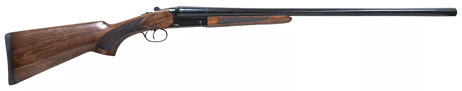 Pointer Side By Side12 Gauge 3" 2rd 28", Blued Barrel/Rec, Fixed Walnut Stock