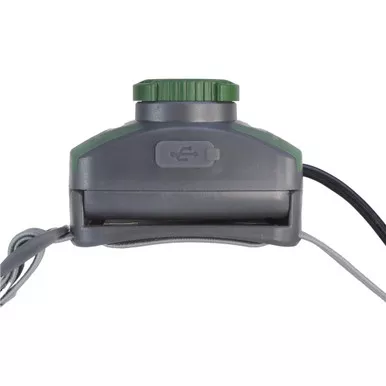 Police Security Flashlights 97708 Twin Power Headlamp, 800 Lumens, Grey
