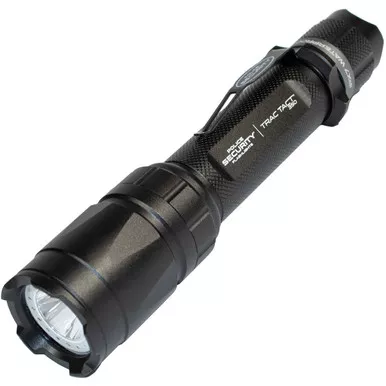Police Security Flashlights 97999 Trac Tact Flashlight with UV, 350 Lumens, Black