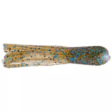 Poor Boy's Baits Tube 3" 20Pk Green Pumpkin Blue