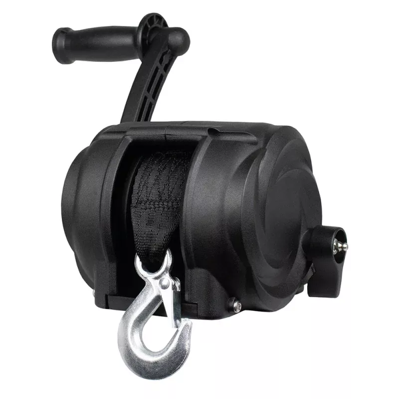 Powerwinch Premier Series Winch 2000lb, 8, Crank Arm – Carbon Black