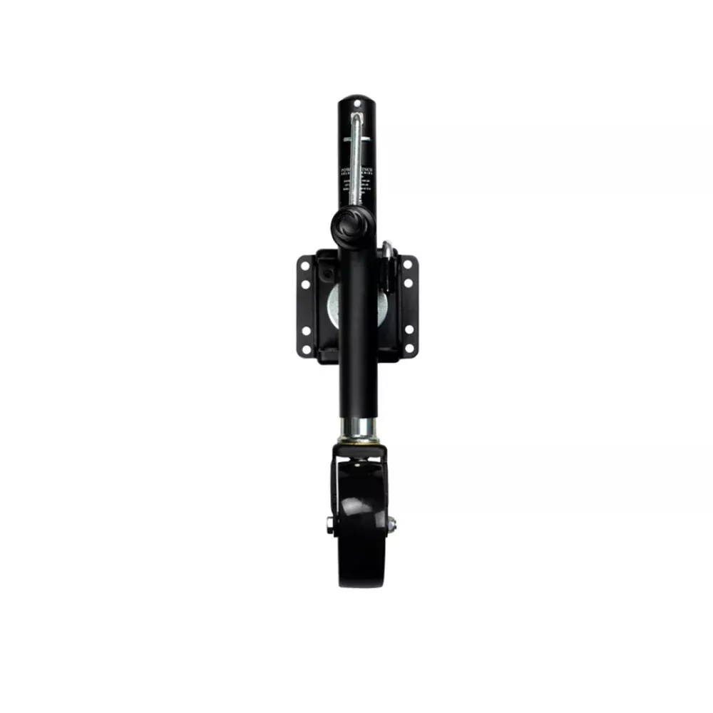 Powerwinch Select Series Jack – 1200lb, Weld-On, Single Wheel, Carbon Black [21400-J-1200-W1-B-R]