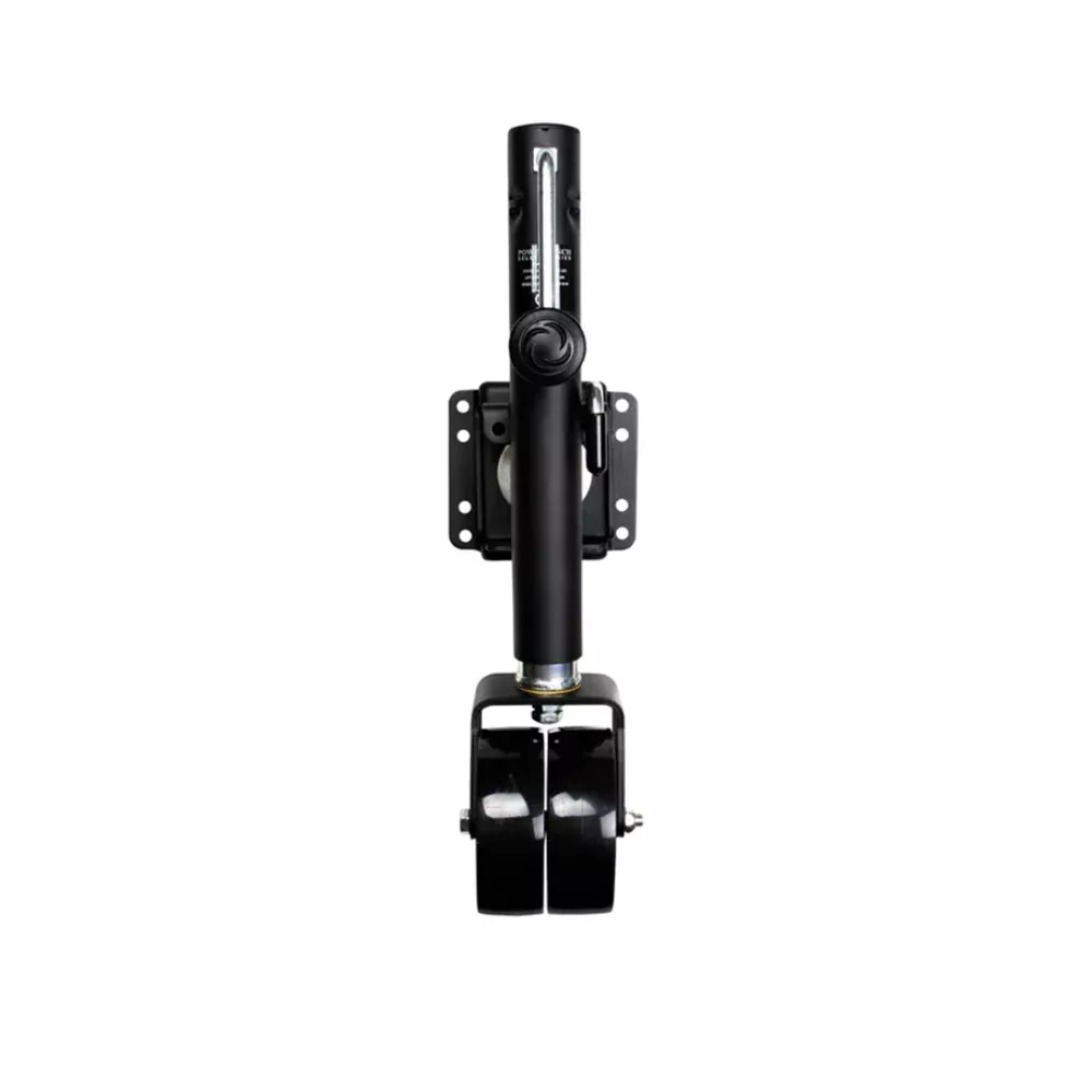 Powerwinch Select Series Jack – 1500lb, Weld-On, Double Wheel, Carbon Black [21400-J-1500-W2-B-R]