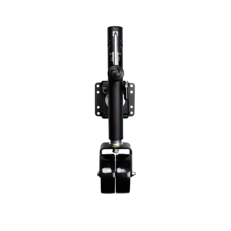 Powerwinch Select Series Jack – 1500lb, Weld-On, Double Wheel, Carbon Black