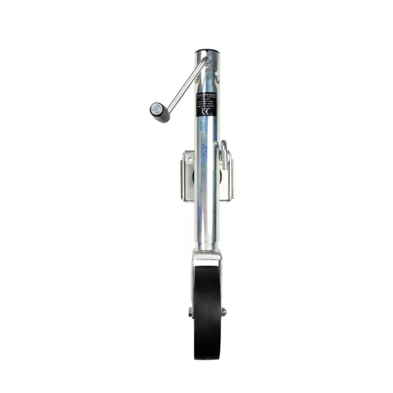 Powerwinch Utility Series Jack – 1500lb, Weld-On, Single Wheel, Zinc