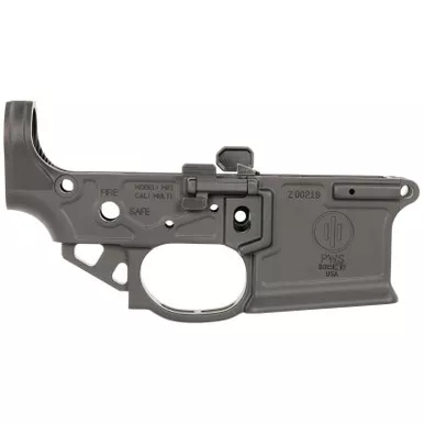 Primary Weapons MK1-M2-LWR MK1 Mod 2-M Black Anodized Stripped Lower For AR-15, Oversized Ambidextrous Bolt Release/Catch