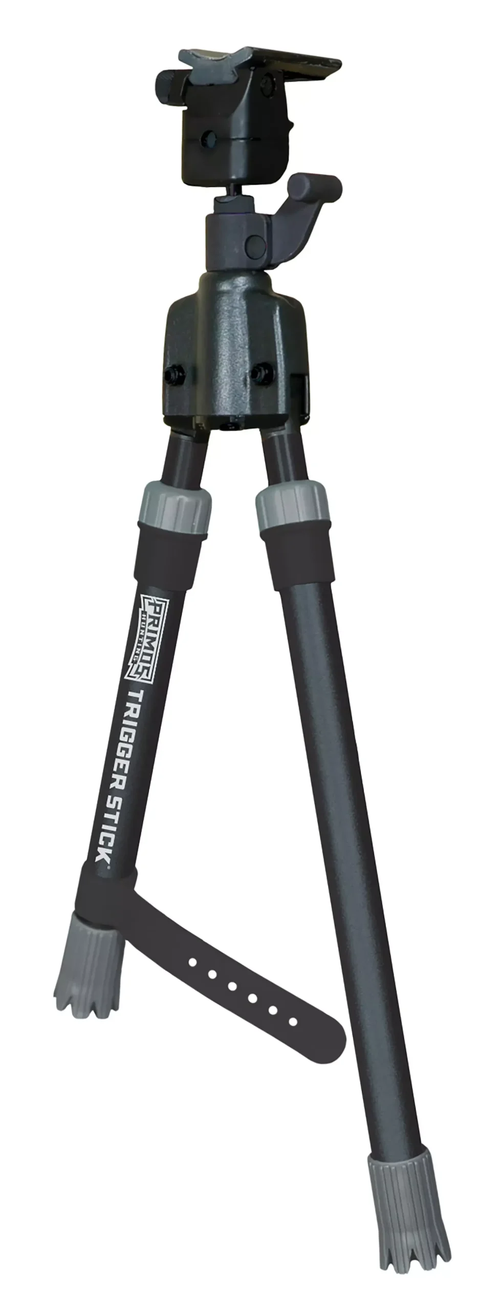 Primos Trigger Stick Bipod made of Steel with Black & Gray Finish, QD Swivel Stud Attachment Mount Type