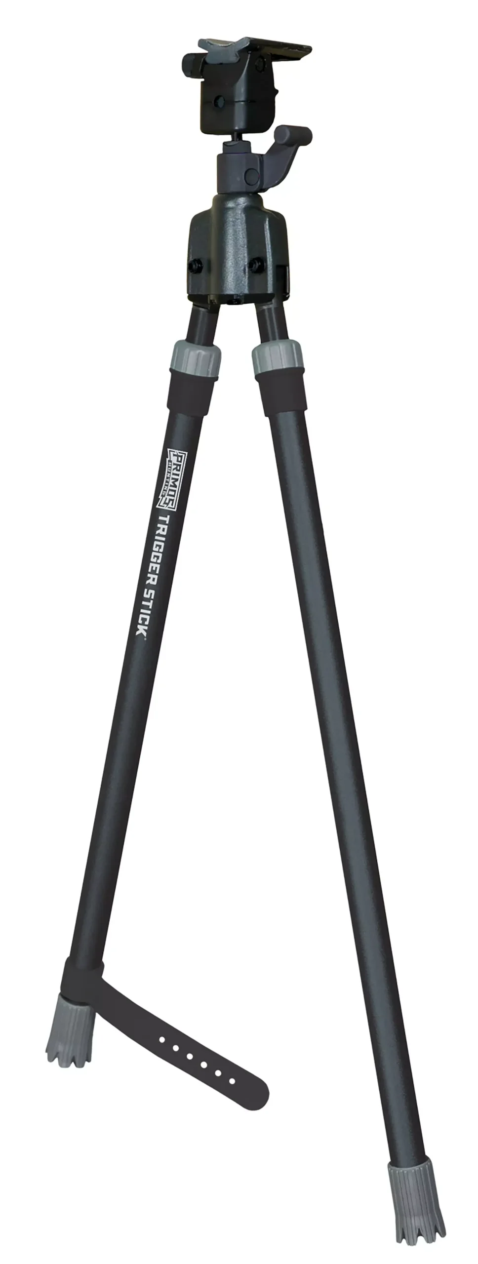 Primos Trigger Stick Bipod made of Steel with Black & Gray Finish, QD Swivel Stud