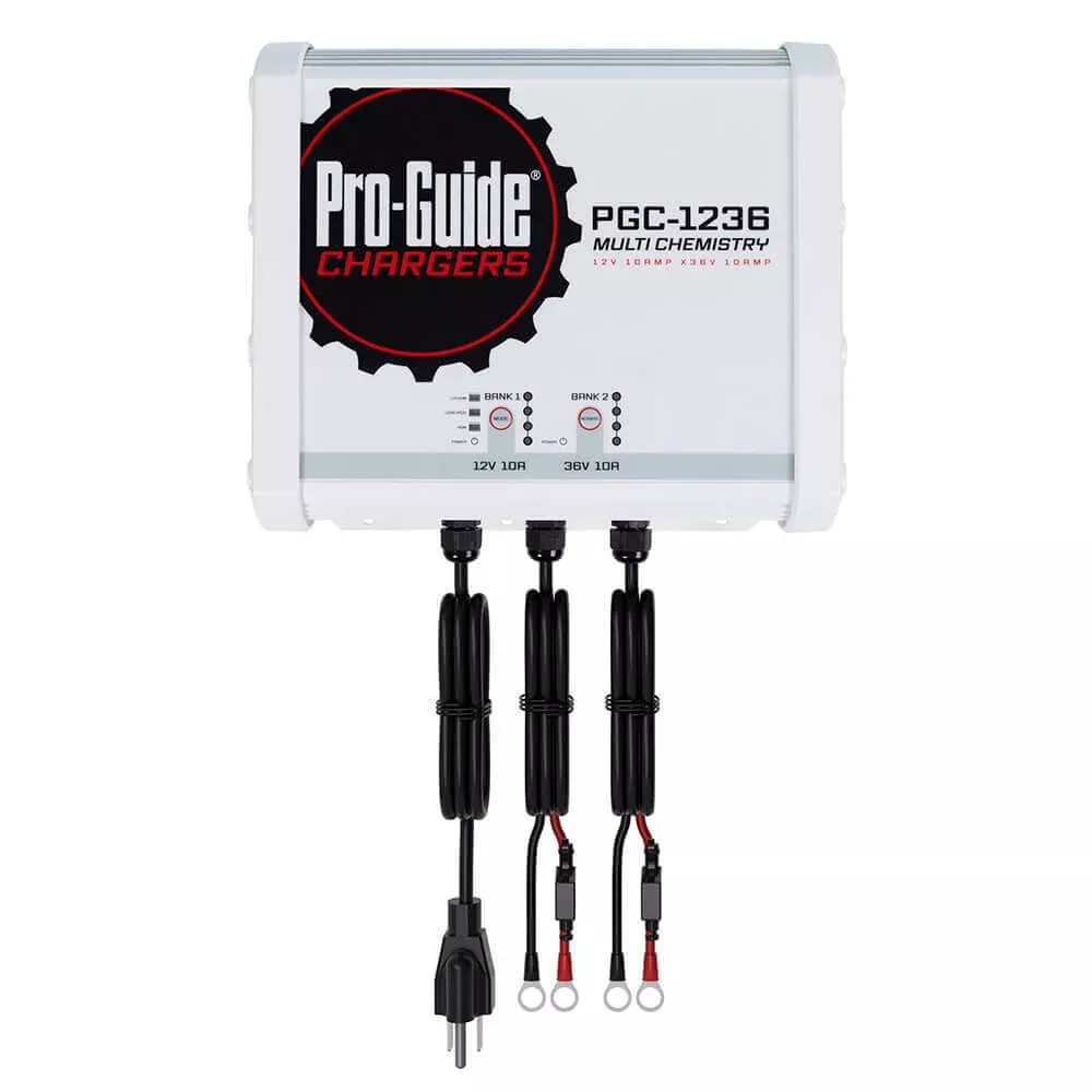 Pro-Guide 2 Bank On-Board Battery Charger - (1) 12V / (1) 36V - 20-Amp - PGC-1236