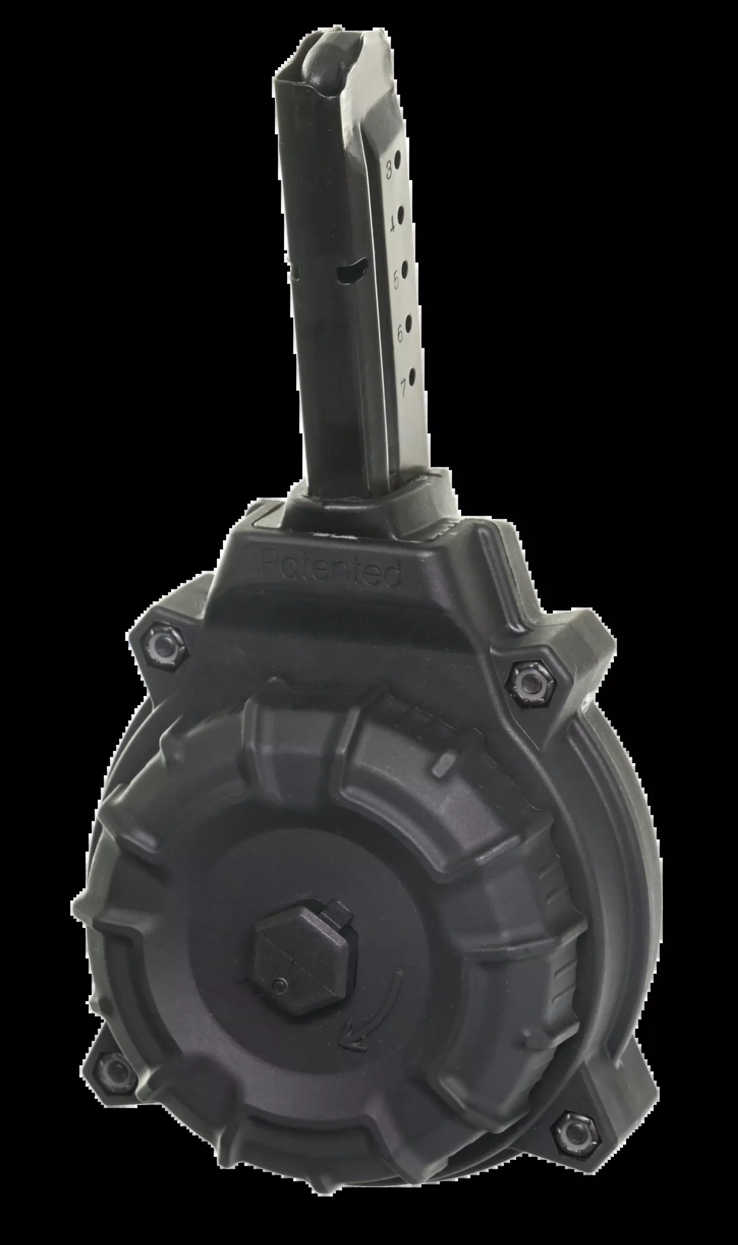 Pro Mag Magazine S&w Shield – 9mm 50rd Drum Black Poly