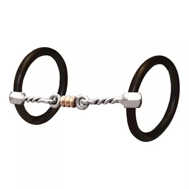 PROFESSIONAL'S CHOICE Bob Avila 3 Piece Twist Ring Snaffle (AVB-203)