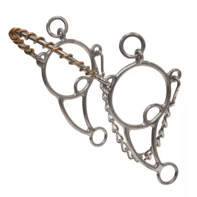 PROFESSIONAL'S CHOICE Combo Hackamore Bit (BPB-154)