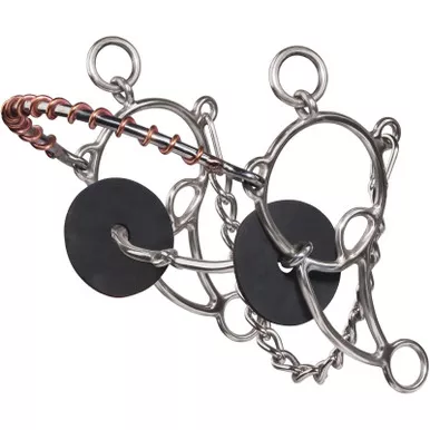 PROFESSIONAL'S CHOICE Combo Smooth Snaffle 5.5in Bit (BPB-150)