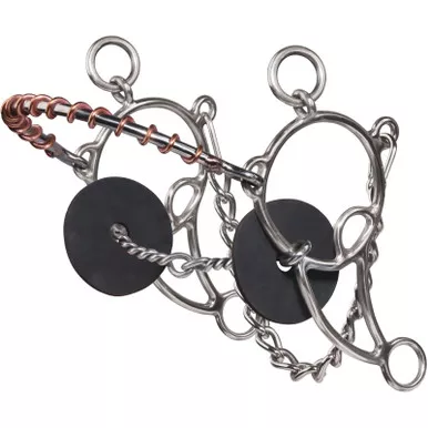 PROFESSIONAL'S CHOICE Combo Twisted Wire Snaffle 5.5in Bit (BPB-151)