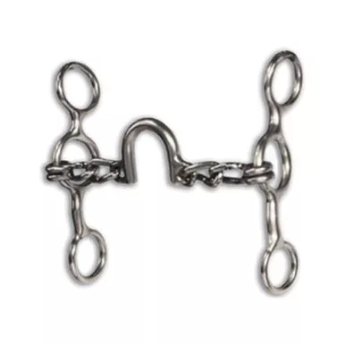 PROFESSIONAL'S CHOICE Equisential Ported Chain Short Shank Bit (EQB-400)