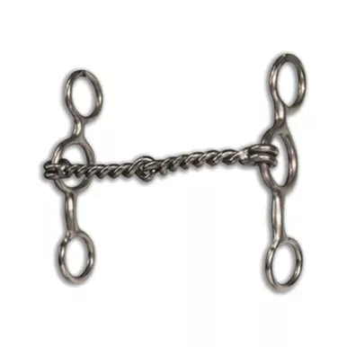 PROFESSIONAL'S CHOICE Equisential Twisted Wire Snaffle Short Shank Bit (EQB-404)